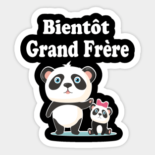 bientot grand frère cadeau Annonce grossesse futur frere Sticker